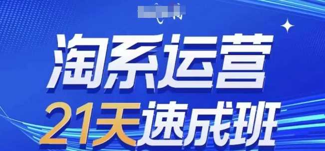 淘系运营21天速成班(更新24年12月)，0基础轻松搞定淘系运营，不做假把式-创业项目库