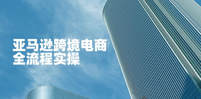 亚马逊跨境电商全流程实操，教你从零开始，掌握店铺运营与广告技巧-创业项目库