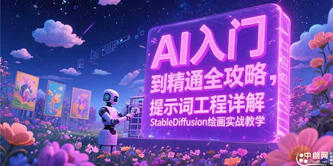 AI入门到精通全攻略，提示词工程详解，StableDiffusion绘画实战教学-创业项目库