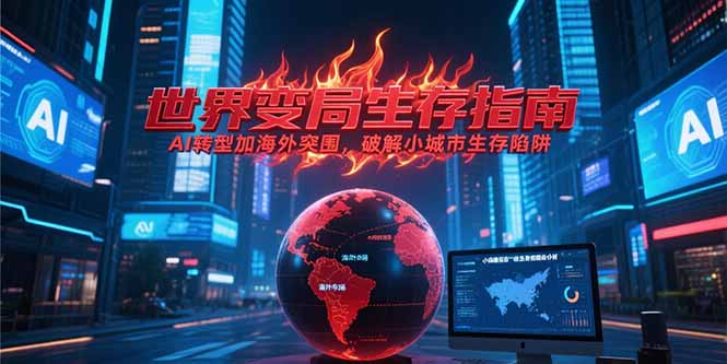 付费文章《世界变局生存指南，AI转型加海外突围，破解小城市生存陷阱》-创业项目库