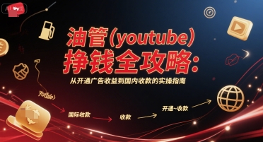 油管(youtube)挣钱全攻略：从开通广告收益到国内收款的实操指南-创业项目库