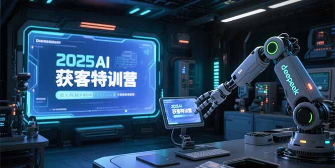 2025AI获客特训营，AI图文视频全制作，deepseek工具实操教学-创业项目库