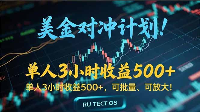 长久稳定的撸美金项目，平均3小时收入 500+，可公司实地考察实地操作！-创业项目库