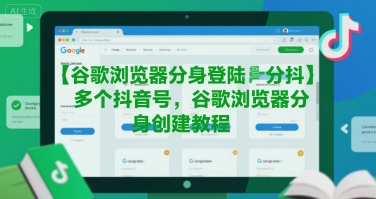 谷歌浏览器分身登陆多个抖音号，谷歌浏览器分身创建教程-创业项目库