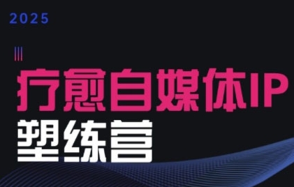 2025治愈自媒体IP训练营，专为疗愈领域从业者打造-创业项目库