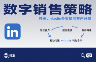 数字销售策略领英LinkedIn外贸精准客户开发-创业项目库